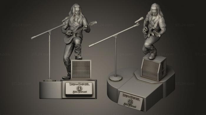 Statues of famous people (Dream Theater, STKC_0021) 3D models for cnc